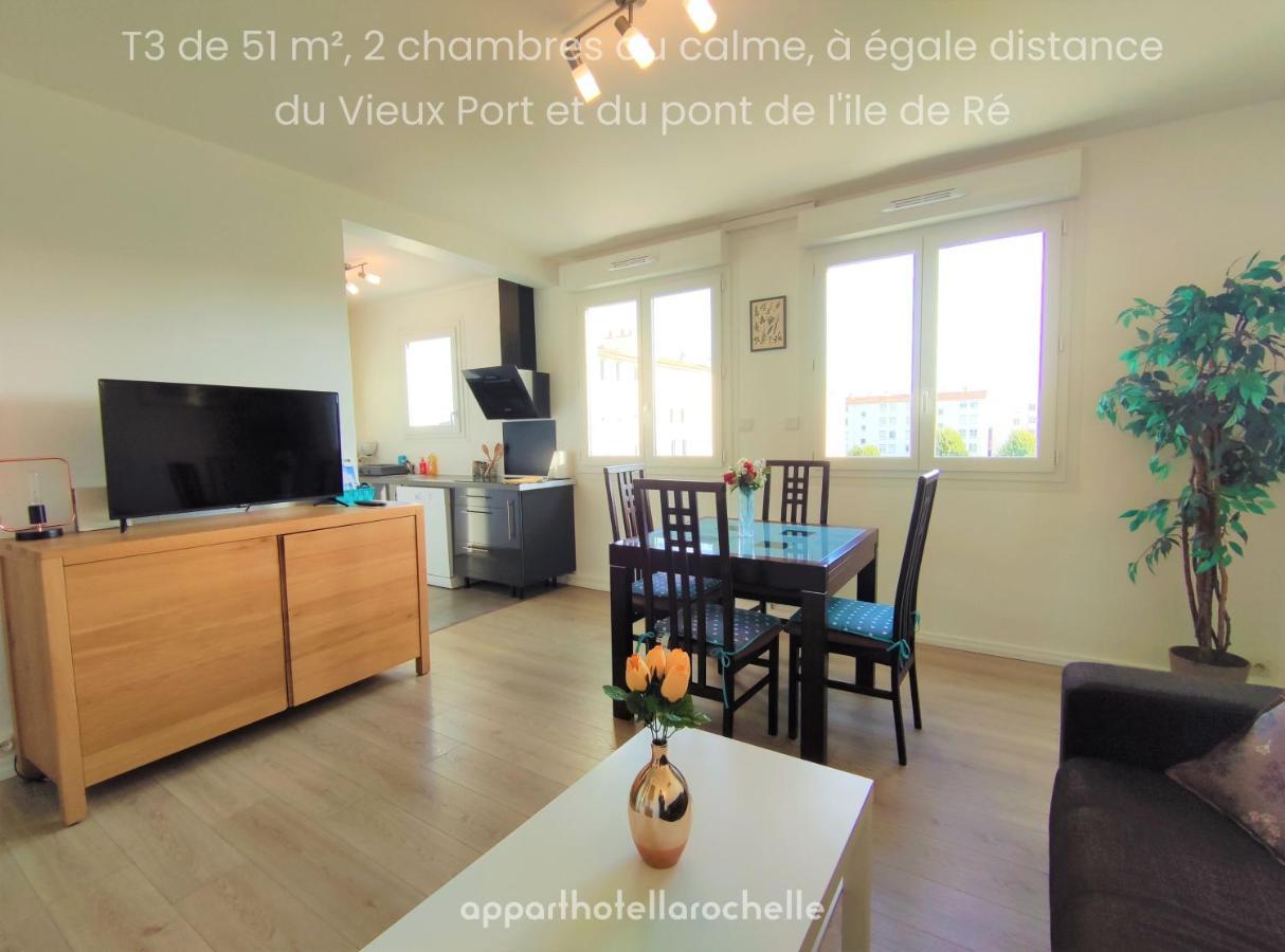 6 Appartements Et 4 Adresses A Mi-Chemin Entre Le Vieux Port Et L Ile De Re La Rochelle  Ngoại thất bức ảnh